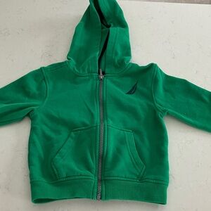 Nautica Vibrant Green Kids Hoodie